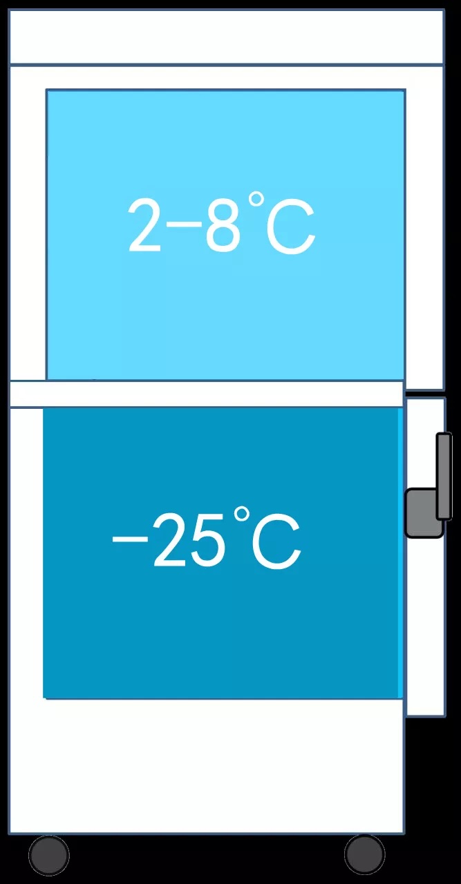 Lodówka z zamrażarką z mikroprocesorem -25°C zdjęcie 2